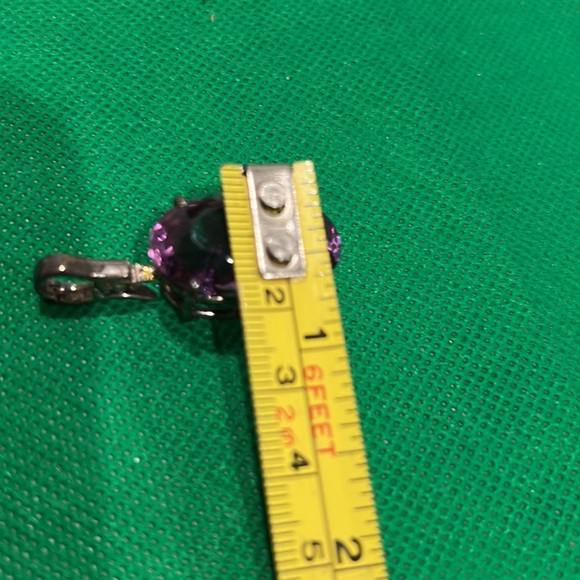 Just in- amethyst pendant in sterling silver - Picture 5 of 8